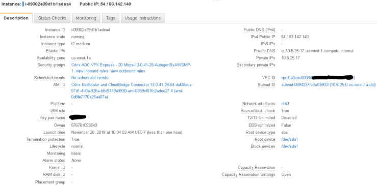 ADC instance description